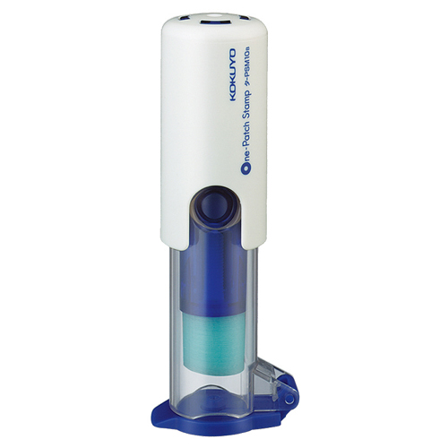 ﾋﾞﾆｰﾙﾊﾟｯﾁﾎﾙﾀﾞｰ(ﾜﾝﾊﾟｯﾁｽﾀﾝﾌﾟ) 本体 ﾌﾞﾙｰ 1個画像