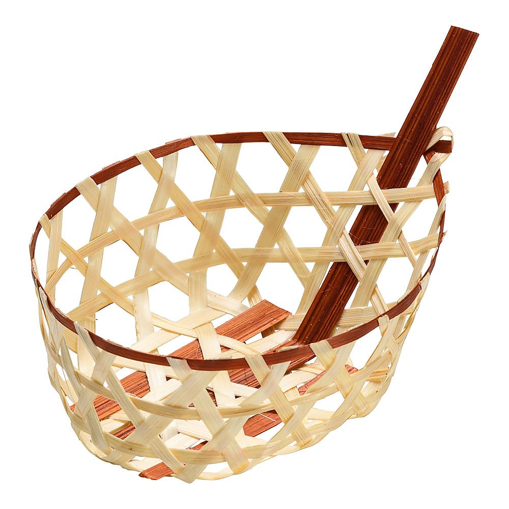 竹製 珍味籠(10個入) 3090 ミニ小舟画像