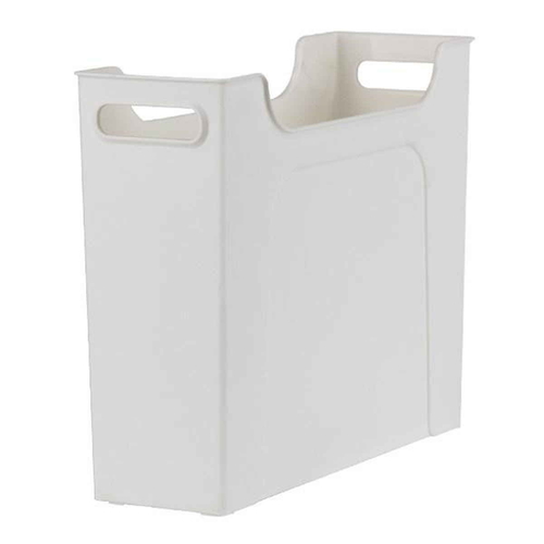 収納ケース 幅11×奥行32.9×高さ26.3cm ナチュラ ソートボックス ホワイト画像