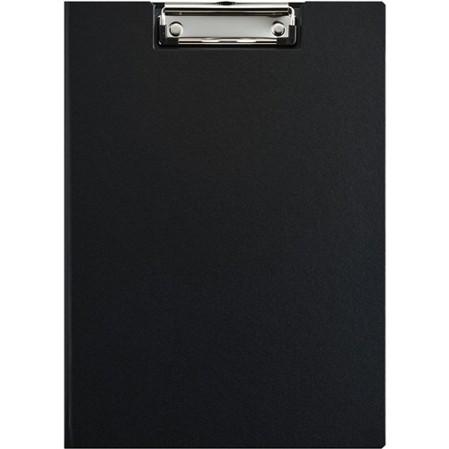 ｸﾘｯﾌﾟﾎﾞｰﾄﾞ(ｶﾊﾞｰ付) A4ﾀﾃ 黒 1枚画像