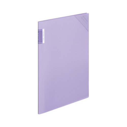 クリヤーホルダーブックモッテ　Ａ４　紫４Ｐ画像