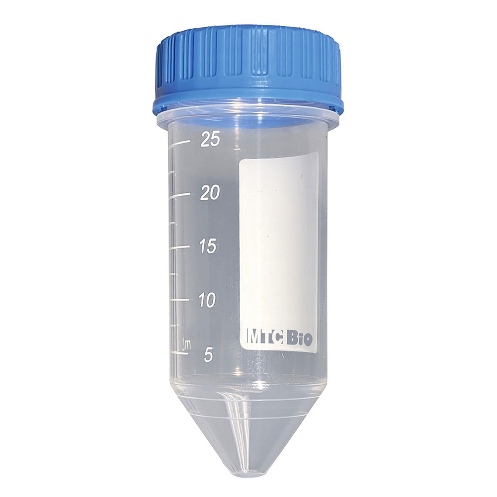 遠沈管 コニカル型 25mL 滅菌済み 1ケース（25本×8ラック入）画像