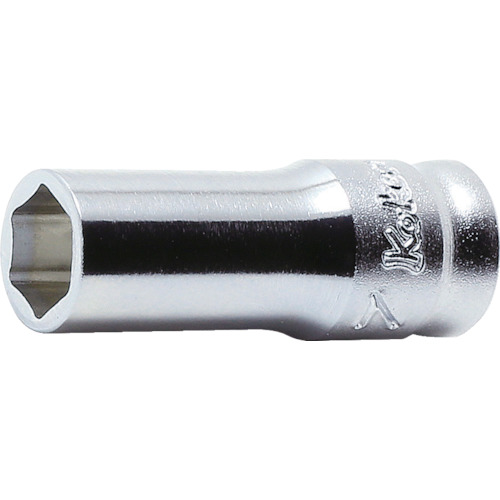 6.35mm差込　Z-EAL6角セミディープソケット7mm　1個画像
