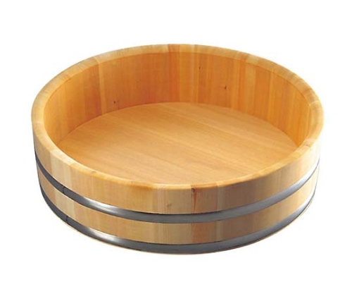 さわら 特上飯台 ステンタガ底竹巻 60cm 4升 34-46画像