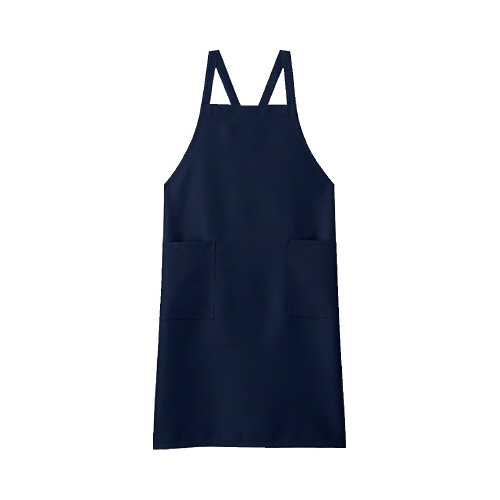胸当てエプロン　ネイビー
