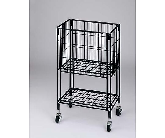 軽量ワイヤーワゴン 幅450奥行300 黒画像