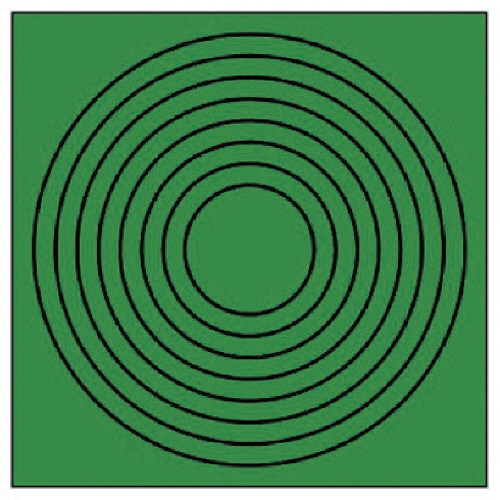 ｹﾞｰｼﾞﾏｰｶｰ円形緑･PPｽﾃｯｶｰ 1ｾｯﾄ(10枚)画像