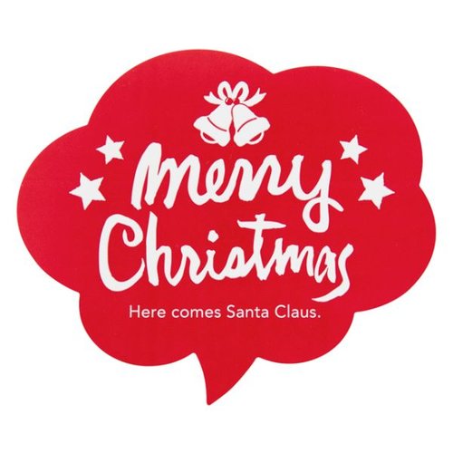 クリスマスポイントシール-3/フキダシ(60枚) ヘッズ画像