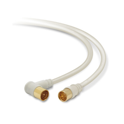 アンテナケーブル　４Ｃ　Ｌ型―Ｓストレート　１０ｍ