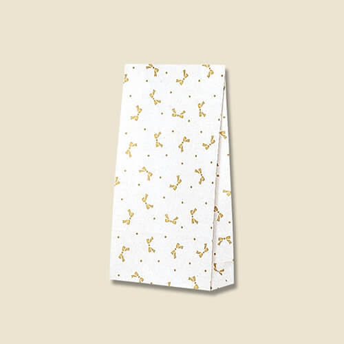 角底袋（リボン・金・幅150×マチ65×高280mm)画像