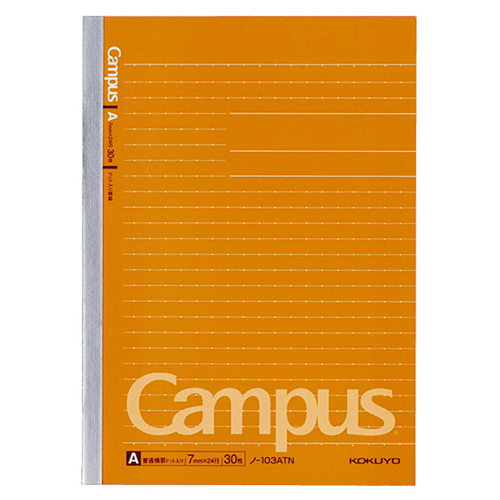 ｷｬﾝﾊﾟｽﾉｰﾄ(ﾄﾞｯﾄ入り罫線) A5 A罫 30枚 1冊