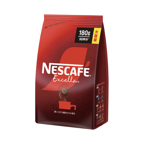 ネスカフェ　エクセラ　詰替え用袋　１８０ｇ　３袋画像