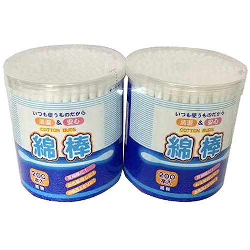 紙軸綿棒 1ﾊﾟｯｸ(400本:200本×2個)