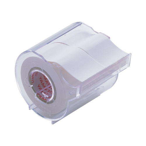 メモックロールテープ再生紙　２５ｍｍ幅　白　２巻入画像