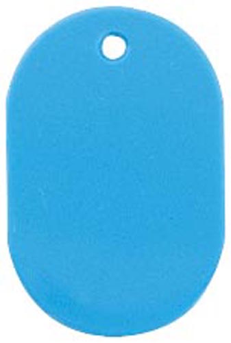 番号札　大　無地　青　６０×４０ｍｍ　５個入画像