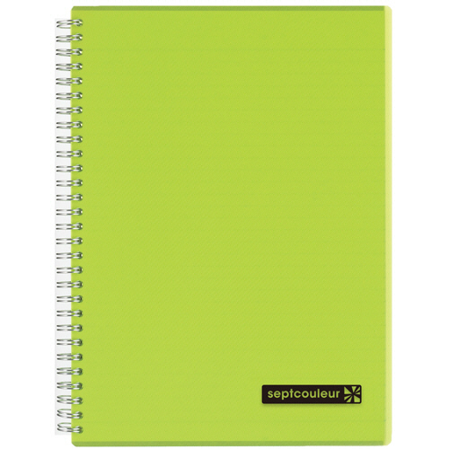 ﾘﾝｸﾞﾉｰﾄ ｾﾌﾟﾄｸﾙｰﾙ B5 7mm罫 80枚 ｸﾞﾘｰﾝ 1ｾｯﾄ(5冊)画像