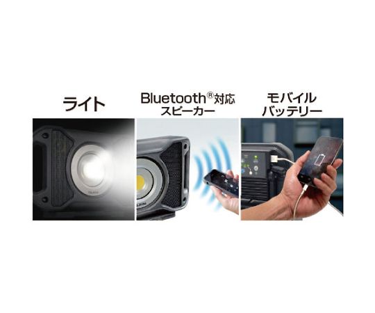 LEDワークライトR151 明るく照らされたデスクの上に置かれたワークライト。