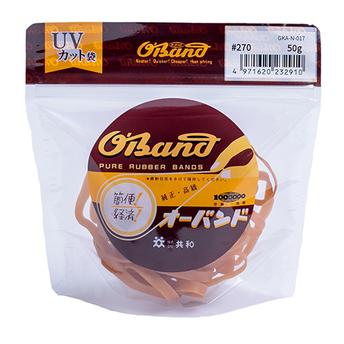 ｵｰﾊﾞﾝﾄﾞ #270 内径63.5mm 50g入 透明袋 1袋画像