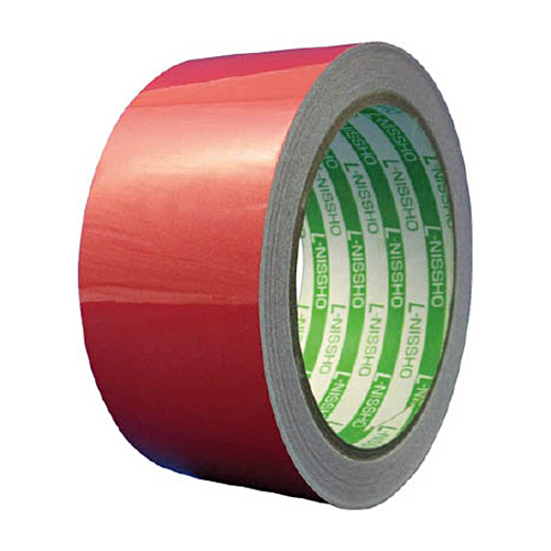 ｴﾙ日昌 再帰反射ﾃｰﾌﾟ 45mm×10m 赤 1巻画像