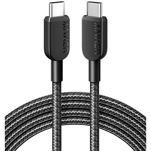 ANKER　310　高耐久ナイロン　USB-C&USB-Cケーブル　1.8m　ブラック　1本