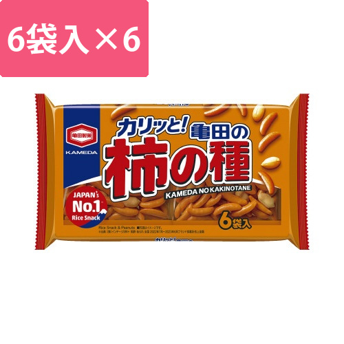亀田の柿の種　6袋入×6画像