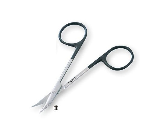 剪刀（スーパー・デリケート剪刀）　両尖　曲