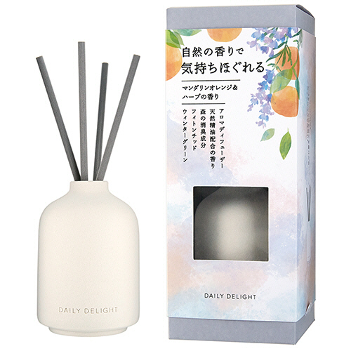 ﾃﾞｲﾘｰﾃﾞｨﾗｲﾄ 暮らしに添える ｱﾛﾏﾃﾞｨﾌｭｰｻﾞｰ ﾏﾝﾀﾞﾘﾝｵﾚﾝｼﾞ&ﾊｰﾌﾞ 120mL 1個画像