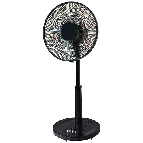 TEKNOS 30cmﾘﾋﾞﾝｸﾞﾒｶ扇風機 ﾌﾞﾗｯｸ(ﾎﾞﾀﾝﾒｯｷ) 1台画像