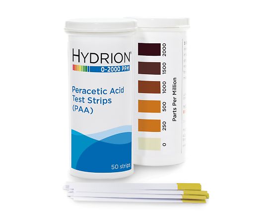 過酢酸（PAA）試験紙　0～2000ppm　50枚入画像