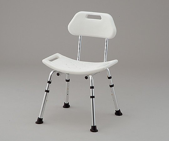 高さ調節機能付きシャワーいす （背付き・座幅515mm）画像