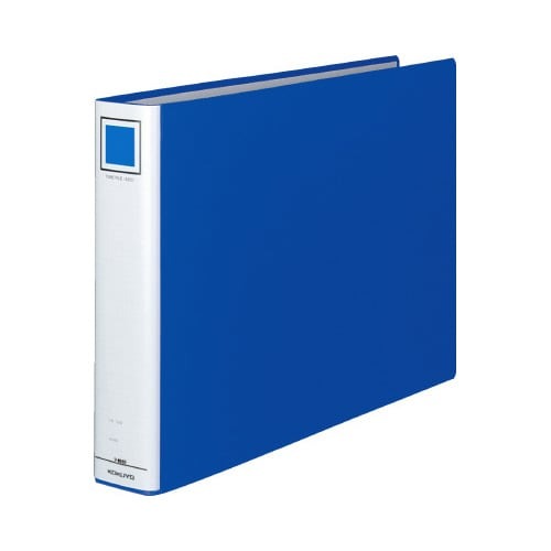 チューブファイル＜エコ＞青Ａ３横背幅６５ｍｍ３冊画像