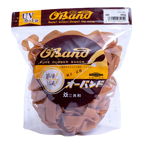 ｵｰﾊﾞﾝﾄﾞ #80 内径203mm 500g入 透明袋 1袋画像