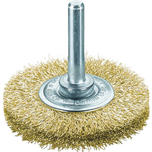 軸付ﾎｲﾙﾌﾞﾗｼ 真鍮線 0.2 φ40 1個画像