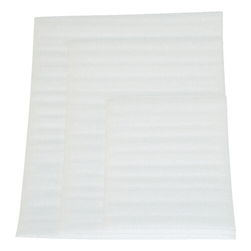 シート緩衝材150mm×200mm　白　【ＴＲＵＳＣＯ 緩衝フォーム 袋タイプ ５０枚入 １５０Ｘ２００ｍｍ】画像