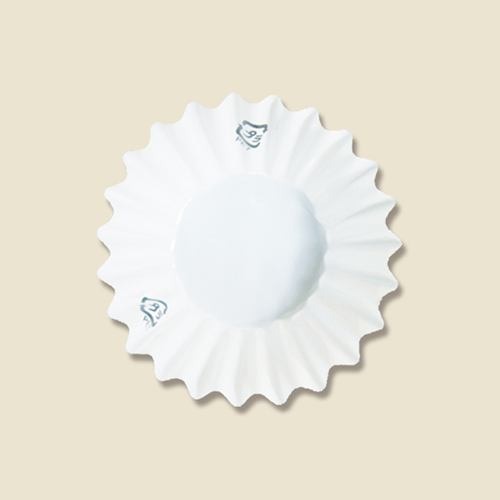 ナニワ紙工 フィルムケース PETカップケース 5F ホワイト 1本(500枚入)画像