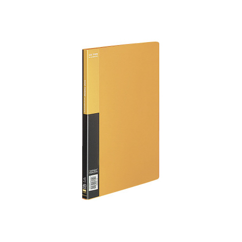 クリヤーブックベーシック横入Ａ４縦４０ポケット黄画像