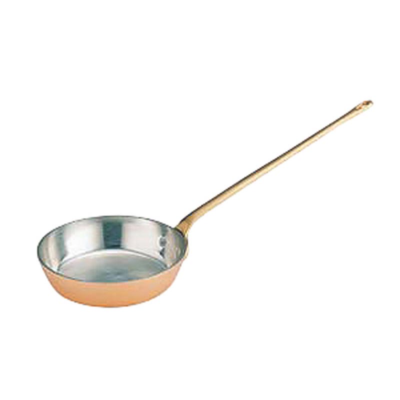 テーブル用品 銅 プチフライパン ロングハンドル 9cm (120cc)