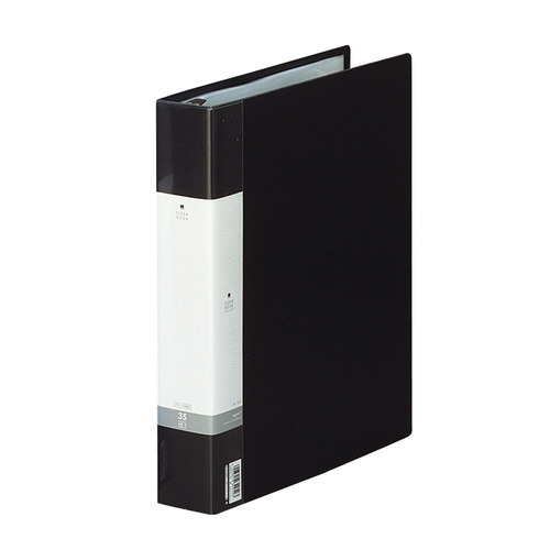 ﾘｸｴｽﾄ ｸﾘﾔｰﾌﾞｯｸ(ﾎﾟｹｯﾄ交換ﾀｲﾌﾟ) A4ﾀﾃ 30穴 35ﾎﾟｹｯﾄ付属 背幅50mm 黒 1冊画像