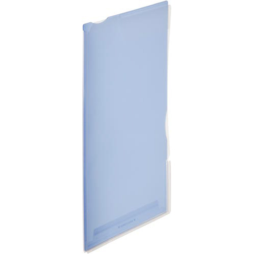 スーパーハードホルダー（透明・マチ付）青　５冊画像