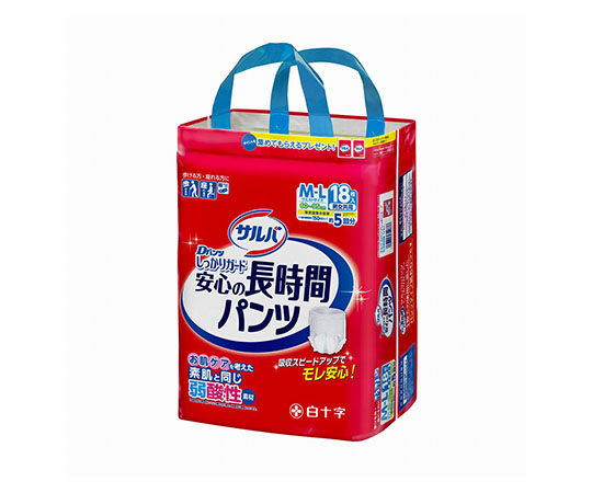 サルバやわ楽パンツしっかり長時間　M～L　18枚入×3袋画像