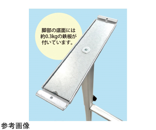 スライドパーテーション　450×900mm クローズ状態で縦に並んだスライドパーテーションの表面。