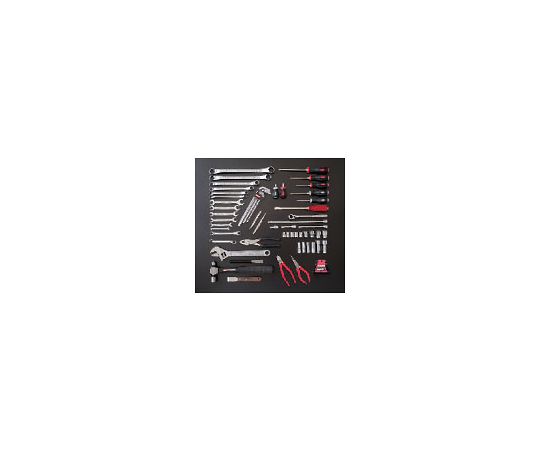 ツールセット（オートメカニック用） 61pcs ツールが整然と配置されたケースの内部