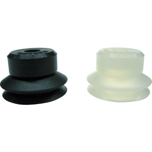 吸着ﾊﾟｯﾄﾞ ｼﾞｬﾊﾞﾗﾄﾒﾈｼﾞ取付 φ10 ｼﾘｺﾝｺﾞﾑ 乳白色 1個画像