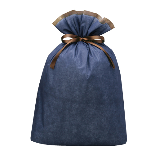 ビッグギフト巾着BAG ネイビー画像
