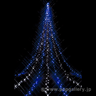 LEDドレープライト（ホワイト/ブルー）画像