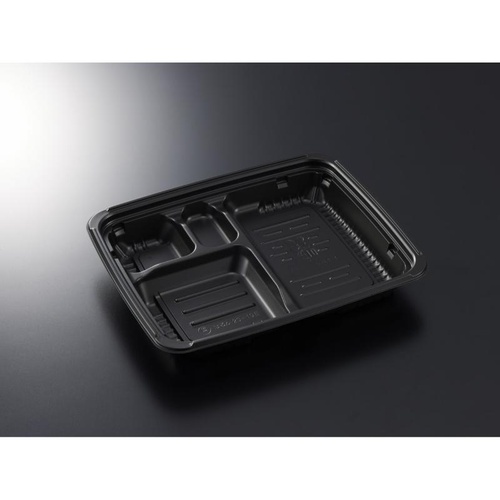 中央化学 弁当容器 BCTはるか23-19E BK 本体画像