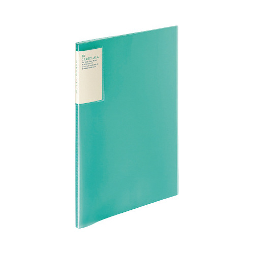 クリヤブックキャリーオールＡ４縦１０Ｐ緑Ｘ３画像