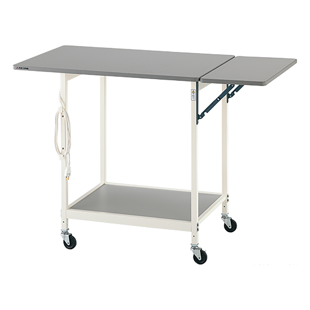 ニューラボベンチ（ホワイトカラー）　補助天板付き画像