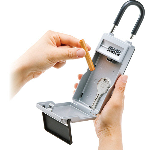 ｾｷｭﾘﾃｨ鍵収納ﾎﾞｯｸｽ 2段階開閉式 1個