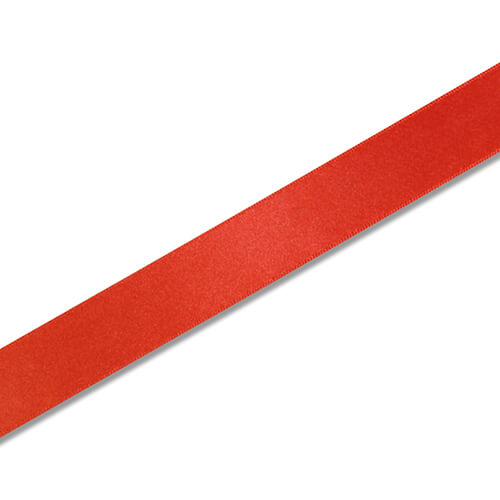 HEIKO シングルサテンリボン 24mm幅×20m巻 朱色画像